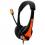 Avid Education AE-36 Headset - Stereo Sound - Wired - 32 Ohm Impedance - Over-the-Head design - Black and Orange