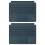 Microsoft Surface Go Signature Type Cover Cobalt Blue 2-Pack - 2 Microsoft Surface Go Signature Type Cover Cobalt Blue Included - Pair w/ Surface Go - A full keyboard experience - Adjusts instantly - Made w/ Alcantara material