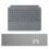 Microsoft Surface Keyboard Gray+Surface Go Signature Type Cover Platinum - Bluetooth - QWERTY Key layout - Sleek & simple design - A full keyboard experience - Made w/ Alcantara material