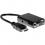 Open Box: Rocstor Y10C120 B1 HDMI To VGA Adapter Converter M/F   6???  For Ultrabook, Laptop, Monitor, Projectors, PC   1920x1080 1 X HDMI Male Digital Audio/Video   1 X HD 15 Female VGA, Black 