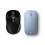 Microsoft 3500 Wireless Mobile Mouse- Black + Microsoft Modern Mobile Mouse Pastel Blue - Bluetooth Connectivity - 2.40 GHz Operating Frequency - BlueTrack Enabled - Ambidextrous Design - USB Type-A Connector