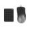 Microsoft Number Pad Matte Black + Microsoft Classic Intellimouse 3.0 - Bluetooth 5.0 Connectivity - Wired USB Mouse - Connect up to 3 devices - 3200 dpi Resolution - Up to 24 month battery life