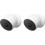 Google Nest Indoor/Outdoor Camera Battery 2 Pack Snow - 1920 x 1080 Resolution - Works w/ Nest & Google Assistant - 30 frames per second - Up to 20ft of Night Vision Black & White - Mic & Speaker for 2-Way Talk
