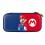 Power Pose Mario Slim Deluxe Travel Case - Super Mario Edition - Integrated Stand Included - Compatible with Nintendo Switch, Switch Lite, and OLED - Nylon Wrist Strap - Unique console lift strap