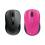 Microsoft 3500 Wireless Mobile Mouse Loch Ness Gray + Microsoft 3500 Wireless Mobile Mouse- Pink - Wireless Mice - BlueTrack Enabled - Scroll Wheel - Ambidextrous Design - USB Type-A Connector