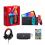 Nintendo Switch (OLED model) with Neon Red & Neon Blue Joy-Con Controllers + Nintendo Switch Carrying Case & Screen Protector + Nyko NS-4500 Wired Gaming Headset + Pokemon Legends: Arceus