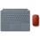 Microsoft Surface Go Signature Type Cover Ice Blue + Microsoft Surface Mobile Mouse Poppy Red - Pair w/ Surface Go - A full keyboard experience - Close to protect screen & conserve battery - Made w/ Alcantara material - BlueTrack enabled mouse