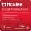 McAfee Total Protection Antivirus & Internet Security Software for 1 Devices (Windows/Mac/Android/iOS), 1-Year Subscription (Digital Download) - 1 Year Subscription - 1 Device