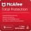 McAfee Total Protection Antivirus & Internet Security Software for 5 Devices (Windows/Mac/Android/iOS), 1-Year Subscription (Digital Download) - 5 Devices - 1 Year Subscription