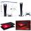 PlayStation 5 Console + PlayStation 5 Marvels Spider-Man 2 Limited Edition Console Covers - Includes PS5 Console & DualSense Controller - 16GB RAM 825GB SSD - Custom Integrated I/O - Up to 120fps @ 120Hz output - Tempest 3D AudioTech