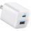 Anker Wall Charger With 6 Ft USB C To Lightning Cable White   Charge All Your Handheld Apple Devices   High Speed USB C Charging   Compact, Slim And Foldable (Ready For Travel)   Supports PPS   Build In Cable 
