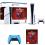 PlayStation 5 Slim Console Marvels Spider-Man 2 Bundle + PlayStation 5 DualSense Wireless Controller Starlight Blue