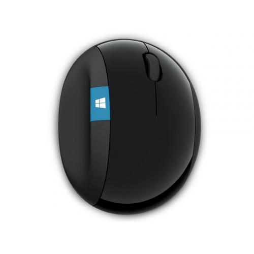 Microsoft Sculpt Ergonomic Mouse Black   Wireless   Radio Frequency   2.40 GHz   1000 Dpi   7 Button(s) 