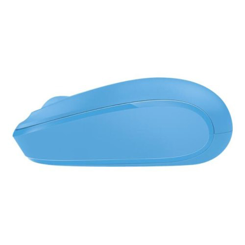 Microsoft Wireless Mobile Mouse 1850 Cyan Blue   Wireless Connectivity   USB 2.0 Nano Transceiver   Built In Storage For Transceiver   Ambidextrous Design   Up To 6 Month Battery Life 