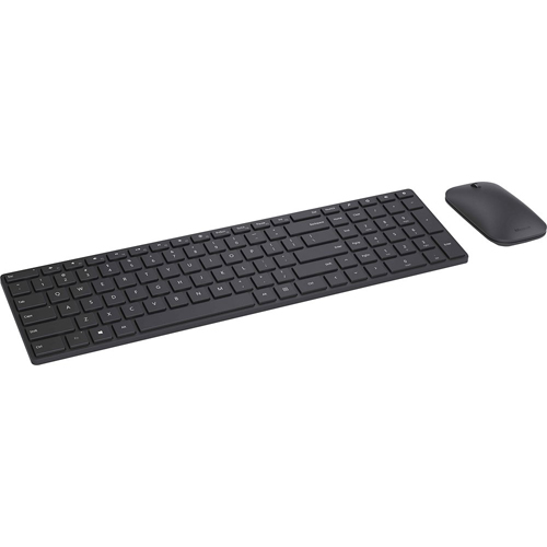 Microsoft Designer Bluetooth Desktop - Wireless bluetooth connectivity - QWERTY keyboard with built-in number pad - Ambidextrous designed mouse - BlueTrack enabled mobile mouse - Compatible with Computer, Notebook, Tablet