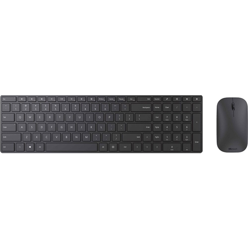 Microsoft Designer Bluetooth Desktop   Wireless Bluetooth Connectivity   QWERTY Keyboard With Built In Number Pad   Ambidextrous Designed Mouse   BlueTrack Enabled Mobile Mouse   Compatible With Computer, Notebook, Tablet 