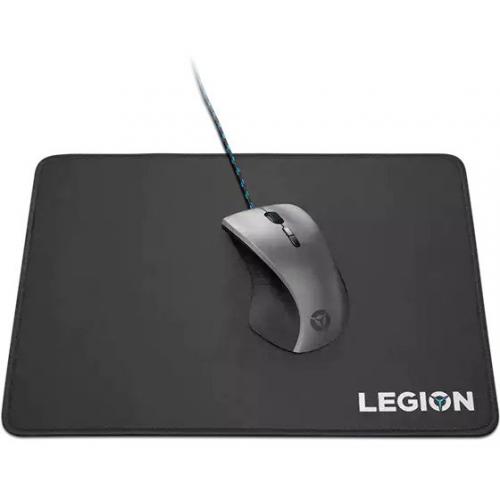 Lenovo Legion Gaming Cloth Mouse Pad   Skid Proof Rubberized Base   Water Repellent And Durable   Braided Locked Edge Design   13.8" X 9.8" 