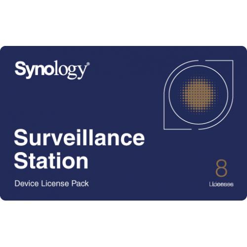 Synology CLP8 Camera License Pack   1 Code To Connect Up To 8 IP Cameras   For Synology Surveillance Station   Compatible With Various Cameras   Expands Existing Synology   Requires Surveillance Station 7.1, Internet Connectivity 