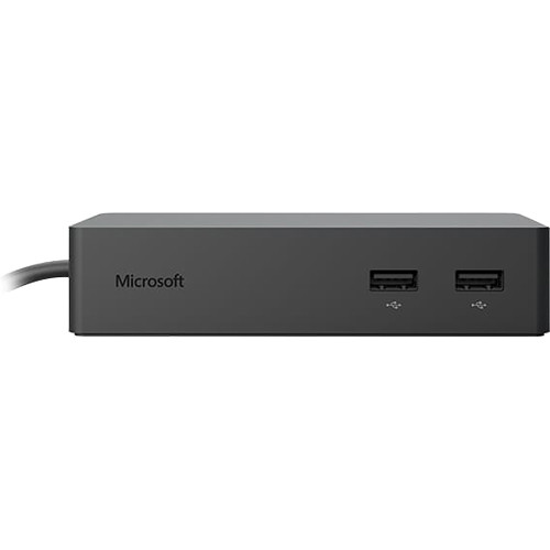 Microsoft Surface Dock Black - Wired connectivity - 2 x MiniDisplay Port - 1 x Audio Out - 1 x Gigabit Ethernet - 4 x USB 3.0 Type A