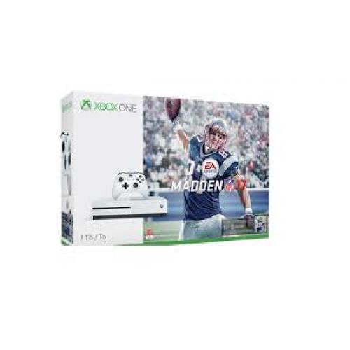 Xbox One S 1TB Console   Madden NFL 17 Bundle + Dead Rising 4 