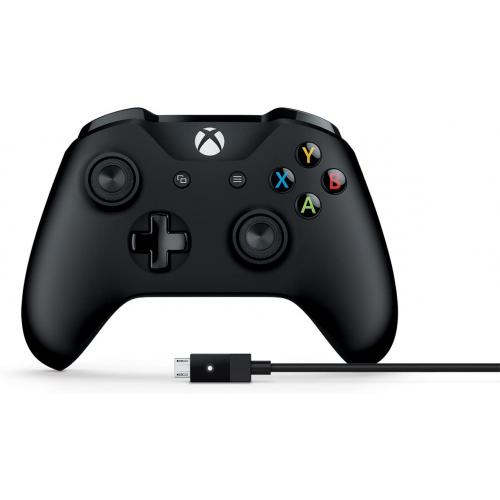 Xbox Wireless Controller and Cable for Windows - Cable for Windows included - Wireless - Bluetooth - Xbox One exclusive - 9 ft cable length