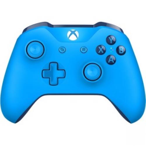 Xbox Wireless Controller Blue  -  Wireless - Bluetooth - Xbox One - PC - Solid Blue