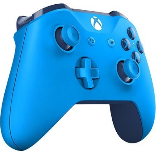 Xbox Wireless Controller Blue     Wireless   Bluetooth   Xbox One   PC   Solid Blue 