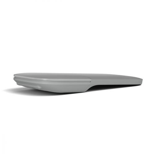 Microsoft Surface Arc Touch Mouse Platinum   Wireless   Bluetooth Connectivity   Ultra Slim & Lightweight   Innovative Full Scroll Plane 