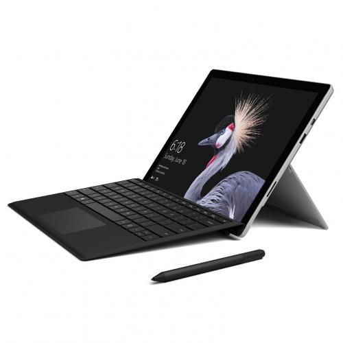 Microsoft Surface Pro Type Cover Black   Compatible With Select Surface Pros   Improved Keyboard Design   Large Glass Trackpad   Backlit Keyboard For Low Light Usage   Magnets For Stability In Cover Mode 
