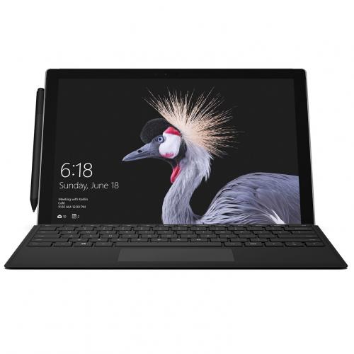 Microsoft Surface Pro Type Cover Black   Compatible With Select Surface Pros   Improved Keyboard Design   Large Glass Trackpad   Backlit Keyboard For Low Light Usage   Magnets For Stability In Cover Mode 