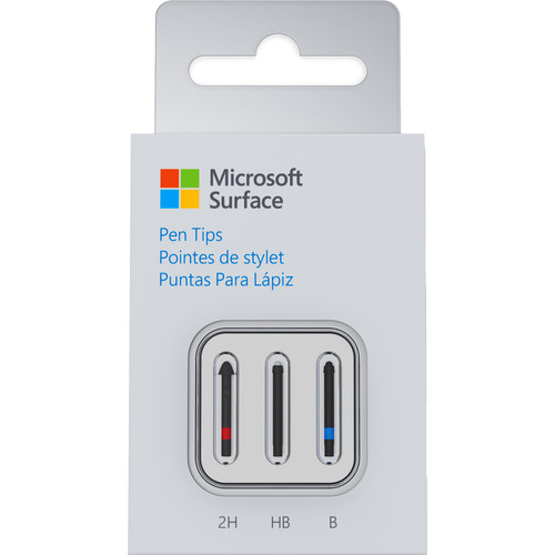 Microsoft Stylus Tip - For Microsoft Stylus Pen - 2H provides very low friction experience - HB provides medium friction experience - B provides high friction experience - Change your pen tip to your comfort