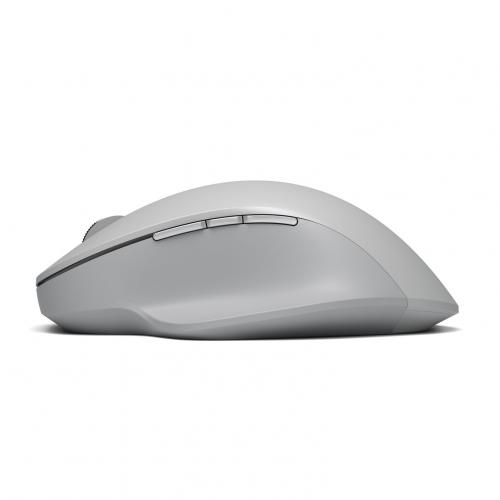 Microsoft Surface Precision Mouse Gray   Wireless   Bluetooth Or USB   Scroll Wheel   Ergonomic Design   Pairs W/ Up To 3 Computers   Ultra Precise Movement W/ 3 Programmable Buttons 