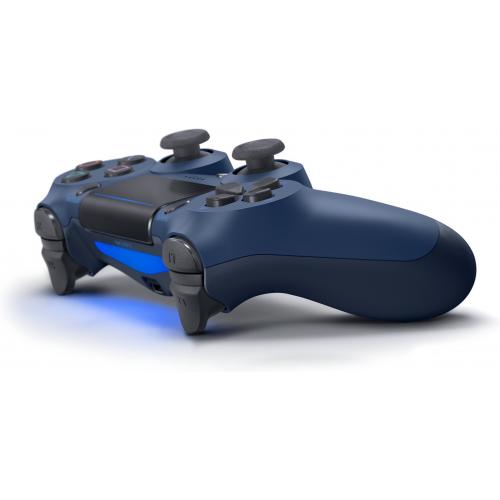 Sony DualShock 4 Wireless Controller Midnight Blue     Wireless   Bluetooth   USB   PlayStation 4   Midnight Blue 