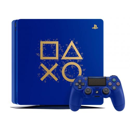 PlayStation 4 Slim Limited Edition Blue 1TB Console 