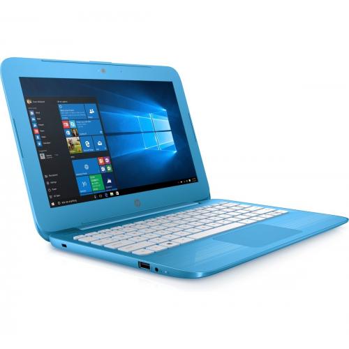 HP Stream 11 11.6" Netbook Intel Celeron N400 4GB RAM 32GB EMMC Aqua Blue   Intel Celeron N4000 Dual Core   Intel UHD Graphics 600   1366 X 768 Anti Glare SVA Display   Up To 2.60 GHz   Windows 10 OS 
