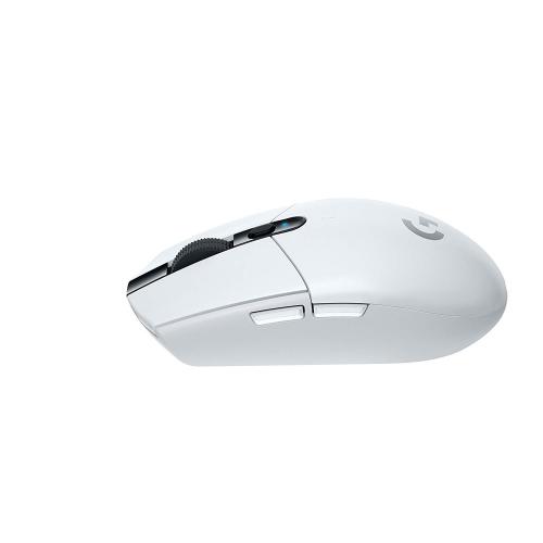 Logitech G305 Lightspeed Wireless Gaming Mouse White   6 Programmable Buttons   USB Nano Receiver   Max 12,000 DPI   1ms Report Rate   Battery Life Up To 250 Hours 