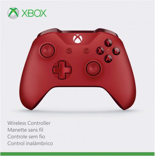 Xbox Wireless Controller Red     Wireless   Bluetooth   Xbox One   PC   Red 