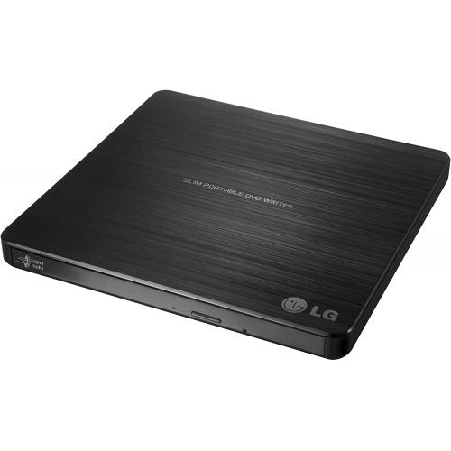 LG 8X Super Multi Ultra Slim Portable DVD Rewriter - External Drive - M-DISC Support for PC and Mac - TV Connectivity - USB 2.0 Interface - 8x DVD-R Writing Speed