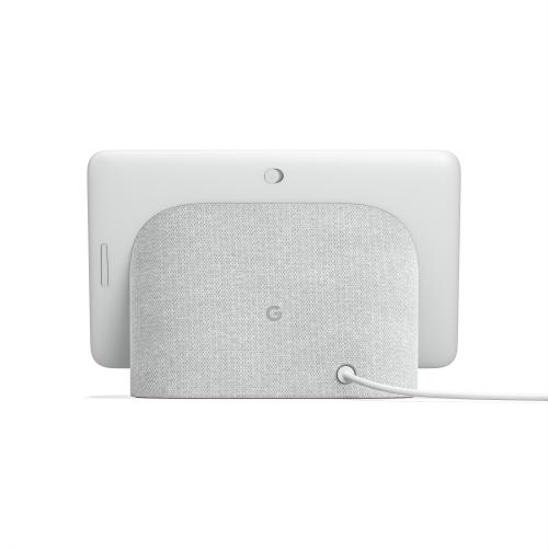 Google Nest Hub 7" Touchscreen W/ Smart Home Assistant Chalk   Hands Free Voice Control   Voice Match   7" Touchscreen   15 W Power Supply 