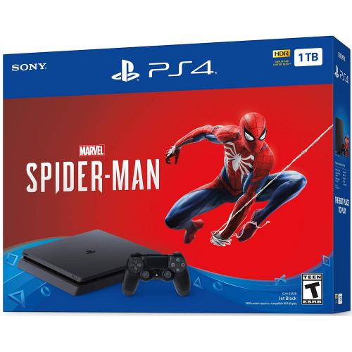 PlayStation 4 1TB Marvel's Spider Man Console With Extra DualShock 4 Controller 