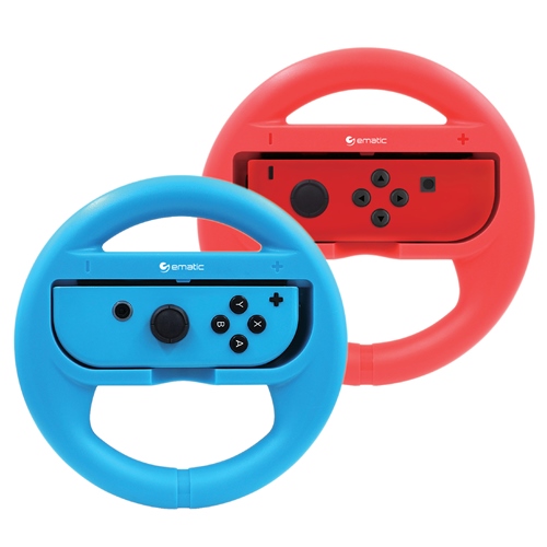 EMATIC STEERING WHEEL 2-PK RED/BLUE - NSW