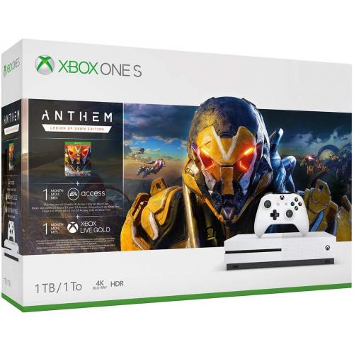 Xbox One S 1TB Anthem Bundle