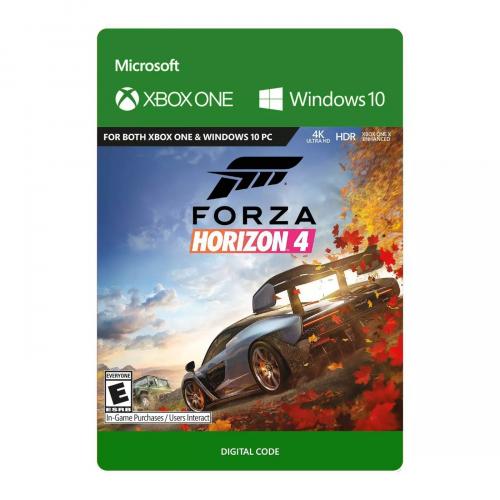 Forza Horizon 4 (Digital Download) - For Xbox One and & Windows 10 PC - Full game download included - ESRB Rated E (Everyone) - Play solo or cooperatively