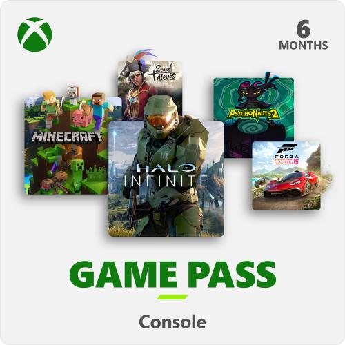 Microsoft Xbox Game Pass 6-Month Membership (Digital Code