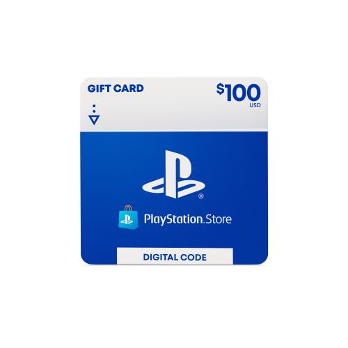 $100 PlayStation Store Gift Card (Digital Download)