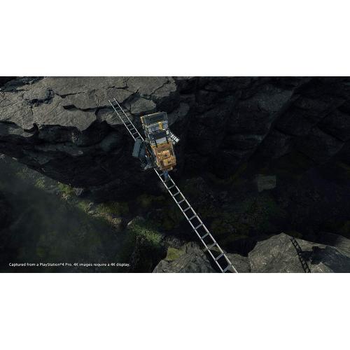 Death Stranding Standard Edition PlayStation 4   For PlayStation 4   Action/Adventure Game   Single Player   Releases On 11/8/2019   ESRB Rated M (Mature 17+)   Sam Bridges Must Brave A World By The Death Stranding 