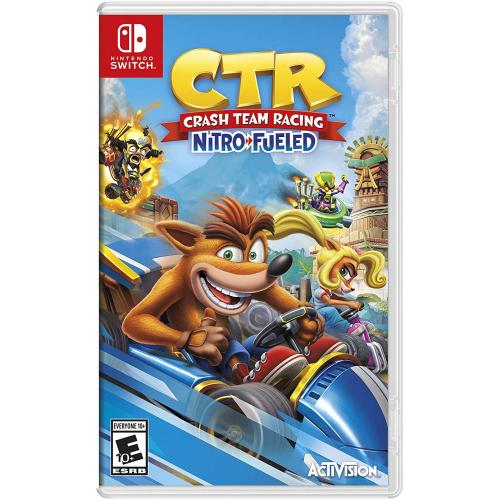 Crash Team Racing Nitro Fueled Nintendo Switch - For Nintendo Switch - ESRB Rated E10+ - Racing Game - Race online with friends - Start your engines with original game modes - Slide to glory in add. karts, tracks, & arenas