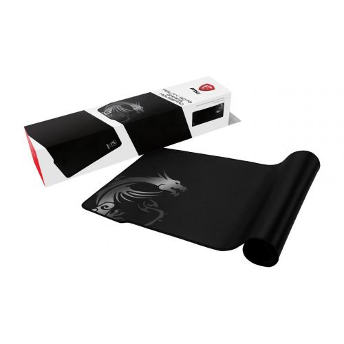 MSI Agility GD70 Gaming Mousepad - Silk Gaming Fabric surface - Anti-slip natural rubber base - 35" x 16" x .1" - Incredible smooth user experience - Extensive size for gaming gears