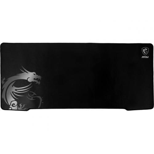 MSI Agility GD70 Gaming Mousepad   Silk Gaming Fabric Surface   Anti Slip Natural Rubber Base   35" X 16" X .1"   Incredible Smooth User Experience   Extensive Size For Gaming Gears 