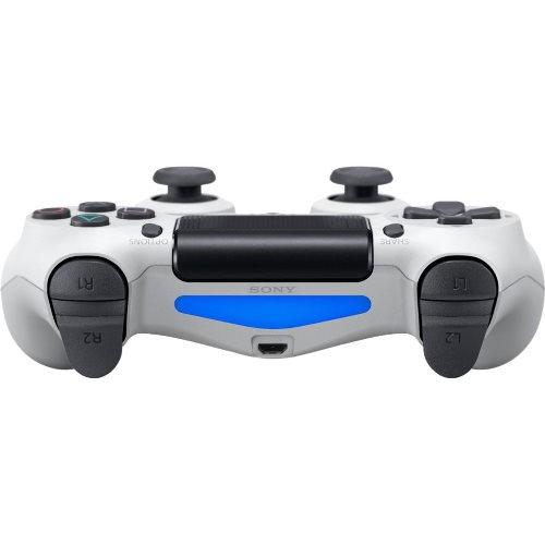 Sony DualShock 4 Controller Glacier White   Wireless Controller   Bluetooth Connectivity   USB Interface   For PlayStation 4 